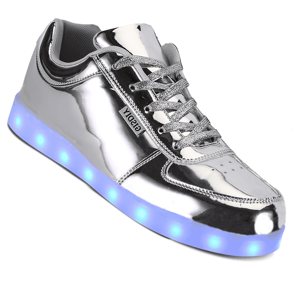 USB Adult Light Up Shoes Rechargeable Flashing Low Top Fashion LED Shoes Unisex Sports Dancing Sneakers