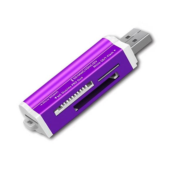 USB All in 1 Multi Memory Card Reader for Micro SD MMC SDHC TF M2 Memory Stick (1 Pc )