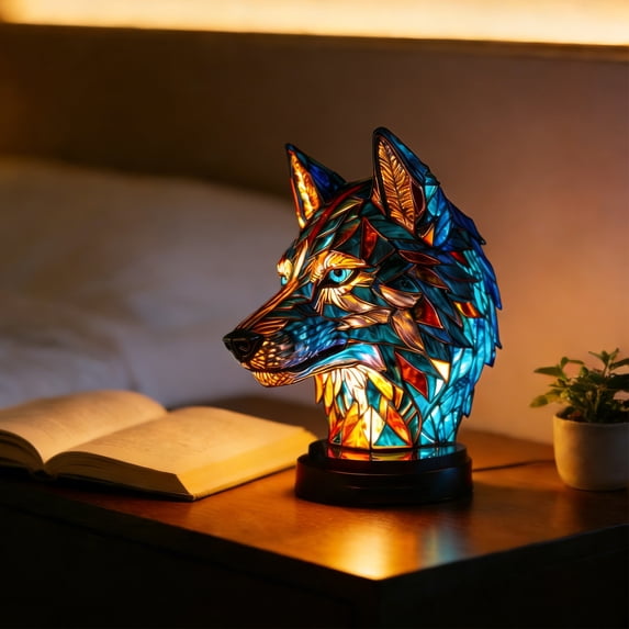 USB Animals Night Light - Colorful Resin Plug-in Lamp for Bedroom and Desk, Cute Animals Shaped Tabletop Decoration