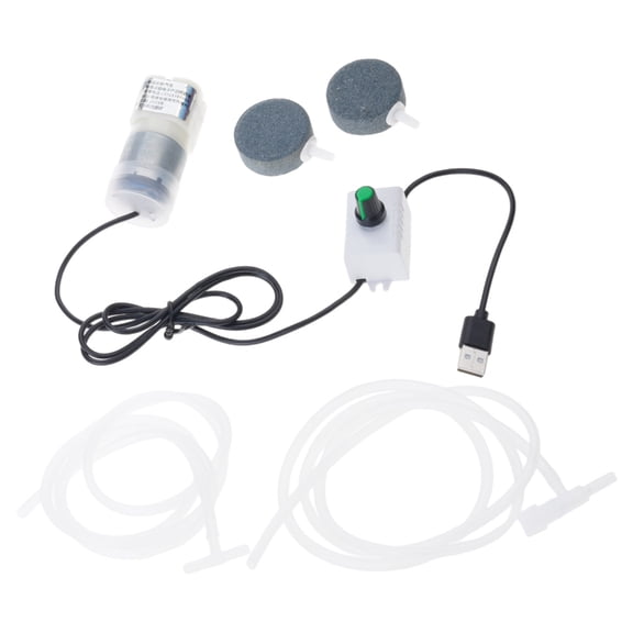 USB Aquarium Air Pumps Portable Fish Air Pumps Air Compressor Aerator Quiet Oxygen Pumps Fish Accessory