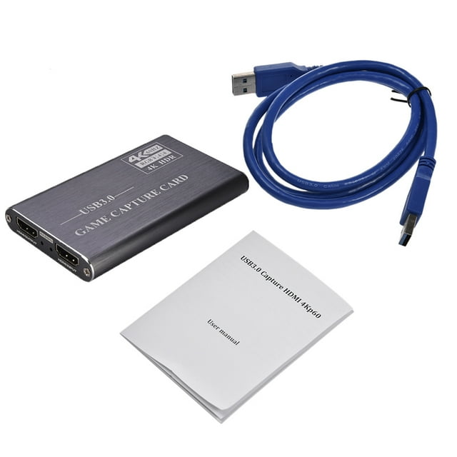 USB Audio Card 1080P 4K 60fps USB3.0 Video Capture Card for Games