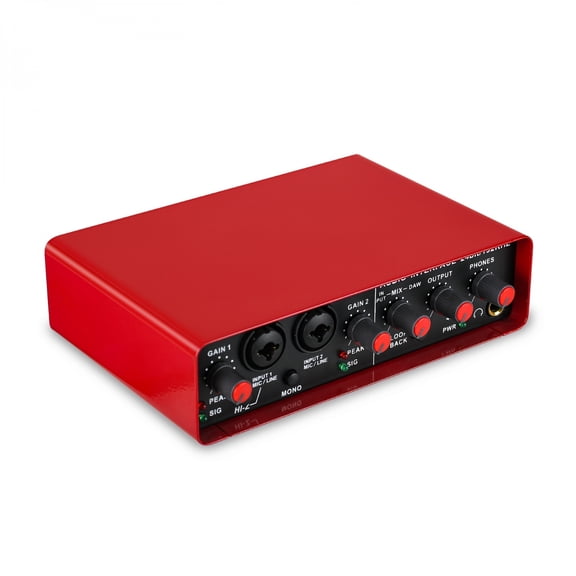 USB Audio Interface 24Bit/192Khz Dual Channel Low Latency Sound Card for Streaming Podcasting Easter Party