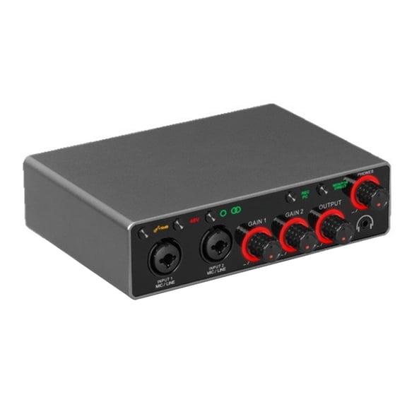 USB Audios Interfaces For Studio Homes Use 24bit/192kHz Audios Resolution