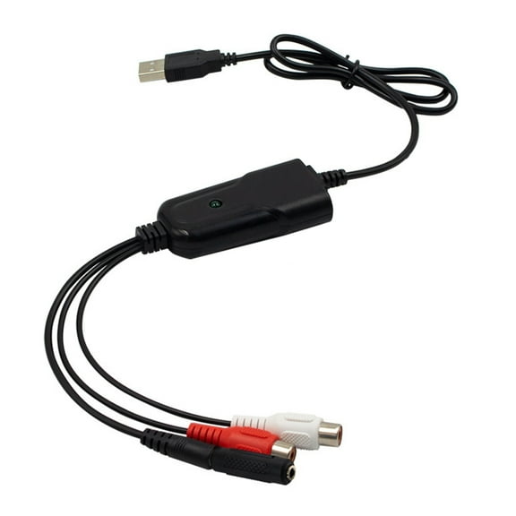 USB Auditory Converter for Easy Recorder to MP3 Conversion Record And Play Sounds Easy Installation