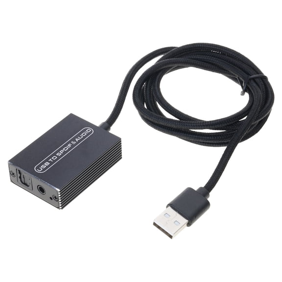 USB Auditory Extractor Converter for TV PC Laptop to Optical Spdif 3.5mm