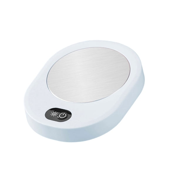 USB Auto-Temp Cup Warmer Pad, Portable Coffee Mug Heater With Smart Heat Control For Ceramic Glass Metal Mugs