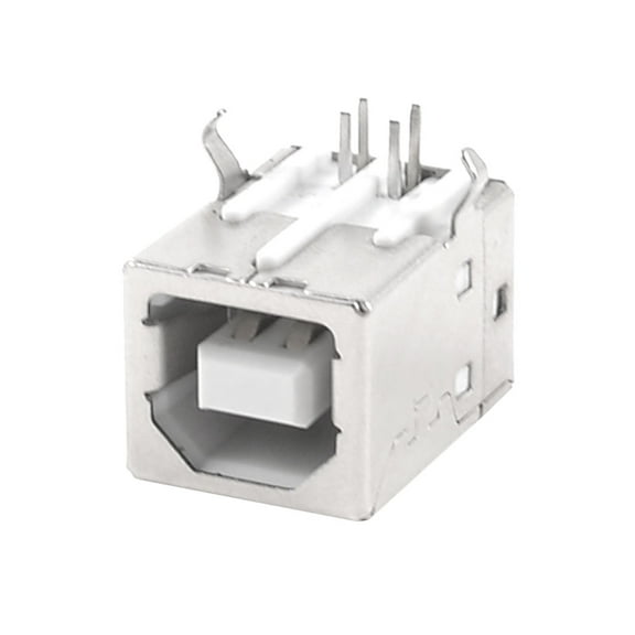 USB B/F Printer Jack to 4 Pins 90 Degree Connector for PCB Board