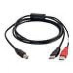 USB B TO 2 USB A
