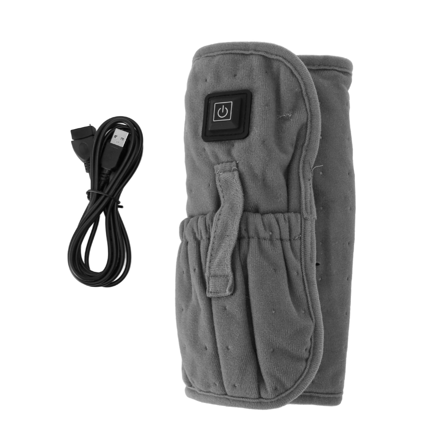 USB Back Heating Pad Electric Heated Back Wrap Portable Soft Waist Heating Pad with Adjustable