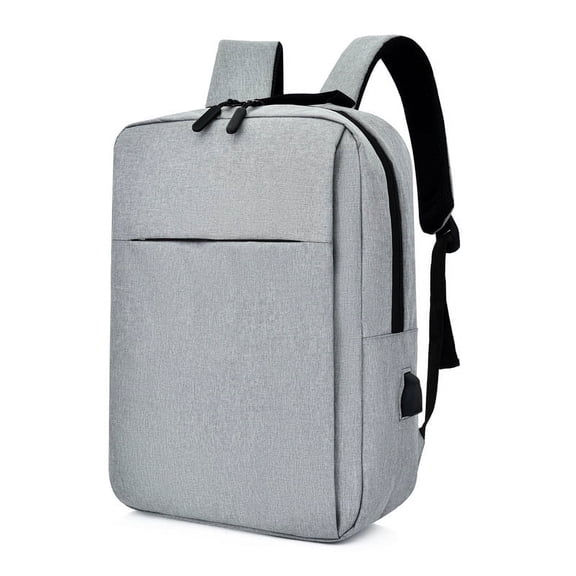 USB Backpack Simple Casual Backpack Female Computer Bag,Wine Red