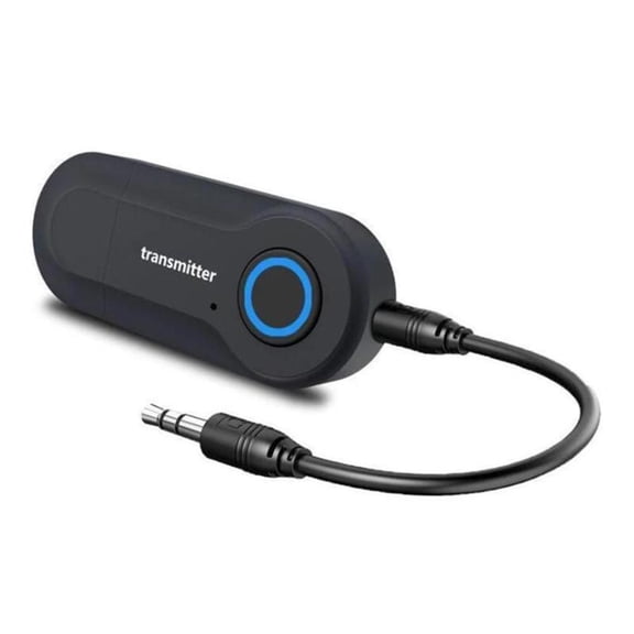 USB Bluetooth 4.0 Audio Transmitter, 3.5mm Wireless Adapter for TV MP3, Black