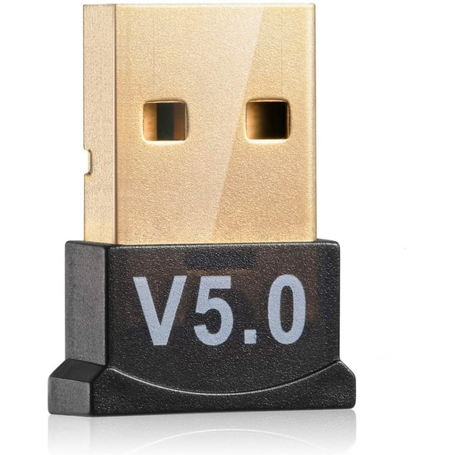 Bluetooth 5.0 USB Adapter for PC, Supports Win10/8.1/8/7/XP/Vista