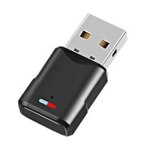 USB Bluetooth 5.3 Adapter for PC, Bluetooth Audio Adapter for Game Consoles, Bluetooth Dongle 5.3 Adapter for Windows 7/8/8.1/10/11, Bluetooth Receiver for Headphone/Speakers, Black