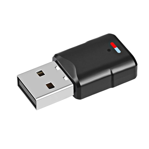 USB Bluetooth 5.3 Audio Adapter for PS5/PS4/Switch/PC, Plug & Play, Dual Link Low Latency Wireless Audio Transmitter Receiver