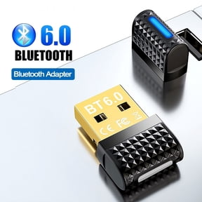 USB Bluetooth 6.0 Adapter, Bluetooth 6.0 Dongle For PC Windows 11/10/8.1 Bluetooth Receiver & Transmitter for Keyboard/Mouse