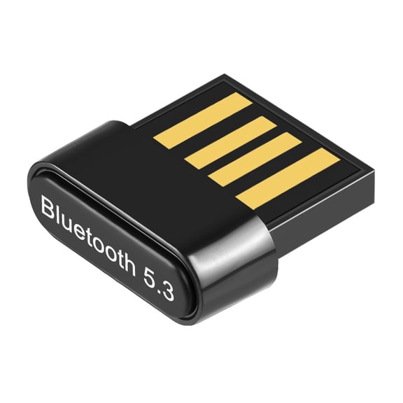 USB Bluetooth Adapter 5.3 for Desktop PC Plug & Play Mini Bluetooth EDR Dongle Receiver & transmitter for Laptop Computer Bluetooth Headphones Keyboard Mouse Speakers Printer Windows 11/10/8.1