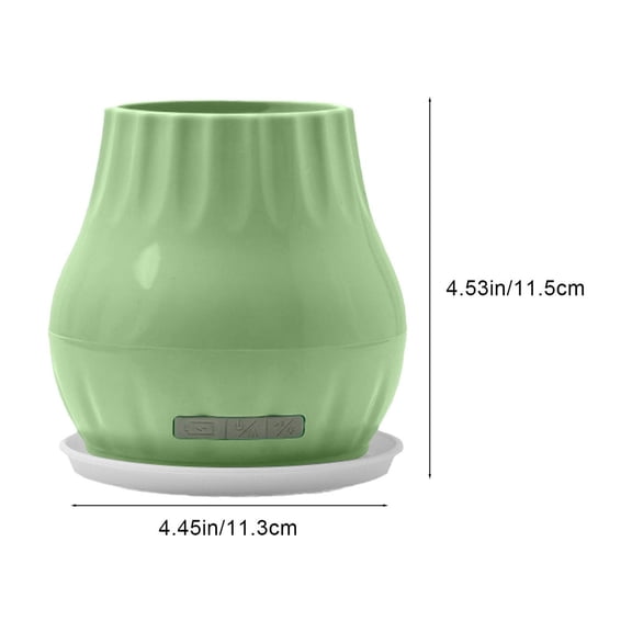 USB Bluetooth Speaker Flower Pot Wireless Speaker, Clear Stereo Sound With Bluetooth Connectivity And Decorative Planter Design, For Office Desk Home Decor Plant Lovers Workspace Entertainment