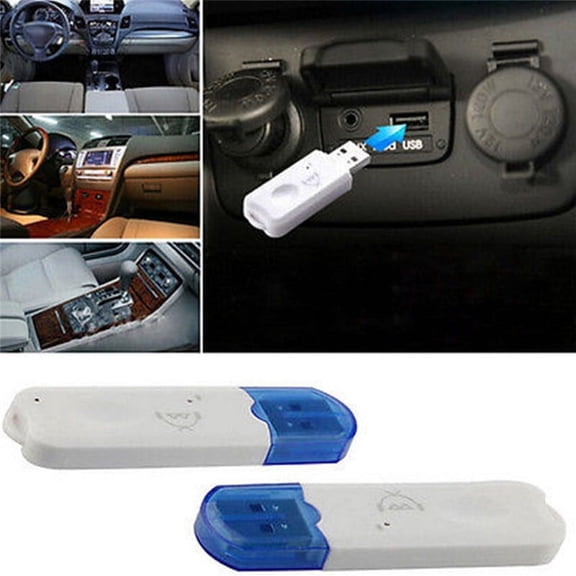 USB Bluetooth Stereo Audio Music Wireless Receiver Adapter For Car Home Speaker