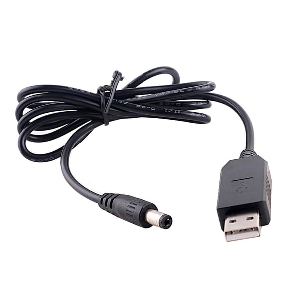 USB Booster Line DC5V to DC5V / 9V / 12V Step UP Module Converter Adapter Cable 2.1x5.5mm for USB Fan Radiator