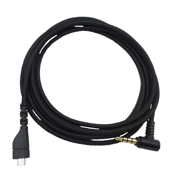 USB Braided Headphone Cable for Cerre Arctis - Durable Bare Copper, Plug-and-Play - Enhanced Audio, Tangle-Free - Compatible with Models 3/5/7/Pro