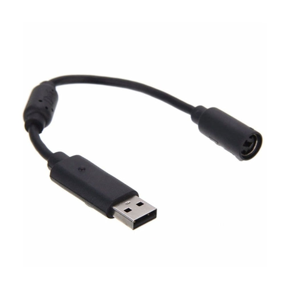 USB Breakaway Cable Cord Adapter for Xbox 360 Wired Gamepad Controller