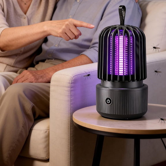 USB Bug Zapper Light, 20dB Quiet Mosquito Killer for Bedroom, 365nm Photocathode Fly Trap for Home Use,1PCS
