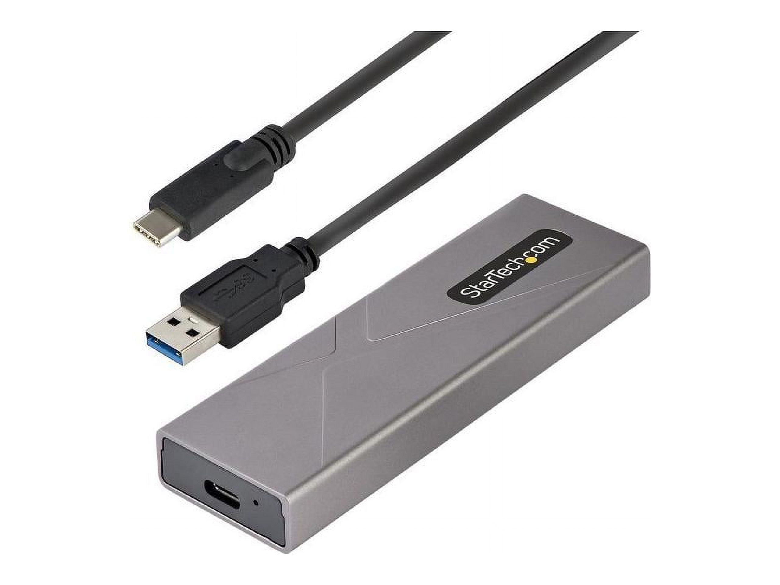 StarTech USB-C 10Gbps to M.2 NVMe or M.2 SATA SSD Enclosure M2USBCNVMESATA