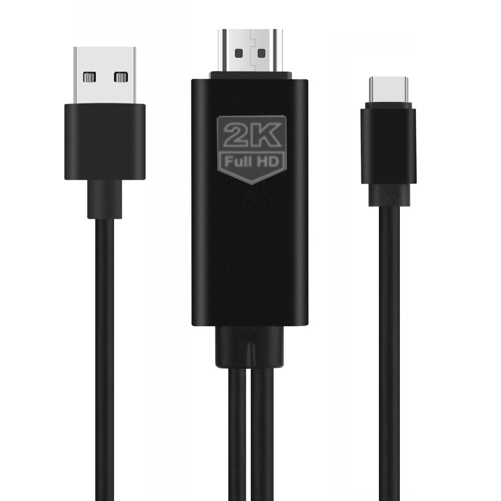USB-C to 2K HDMI HDTV Adapter (APK Installation Required) for