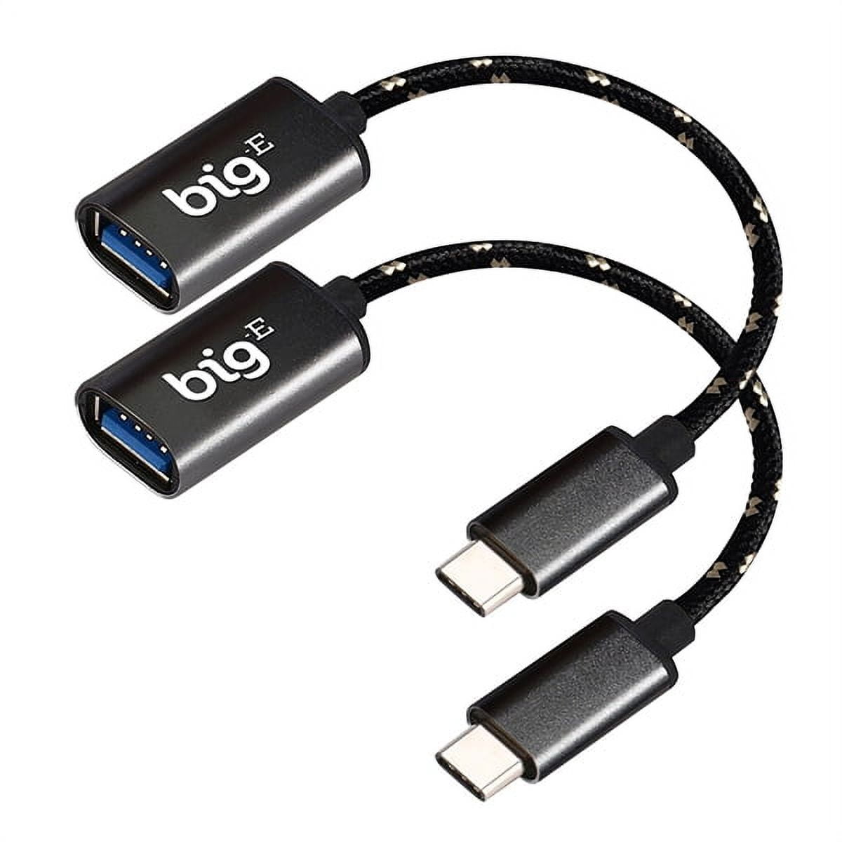 USB C to USB 3.0 A Female (2 Pack) OTG Adapter Compatible with