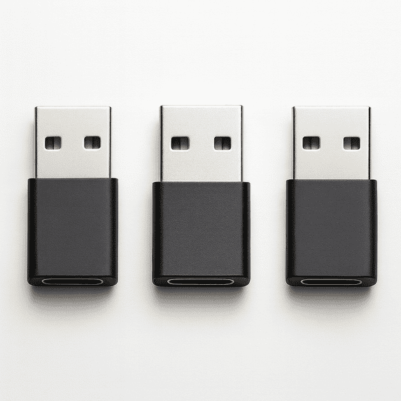 Usb Printer Adapter USB C 3.1 Type C to USB Type A Port Converter Adapter Silver 3-Pack ...