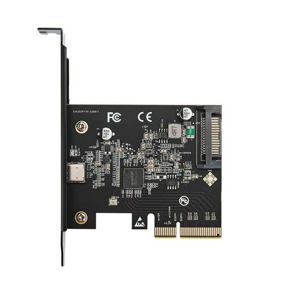 USB-C 3.2 Gen 2x2 PCI-E Gen 3 X4 Type-C Expansion Card 20Gbps ASMedia ASM3242 Chipset with 15 Pin Power