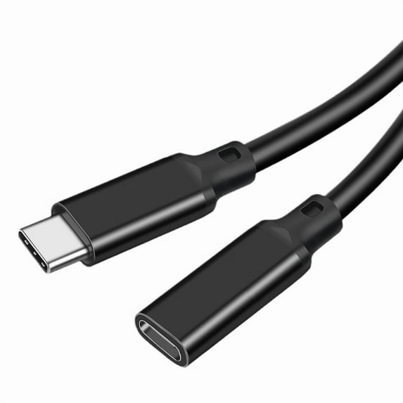 USB C 3.2 Gen2 Extension Cable, 60W 3A PD Fast Charging, 10Gbps Data Transfer, Video Output Monitor Cable