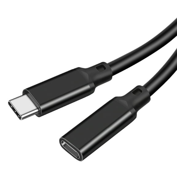 USB C Extension Cable 3.2 Gen2 60W Type C Male to Female Video Cable Type C Extenders Data Cable