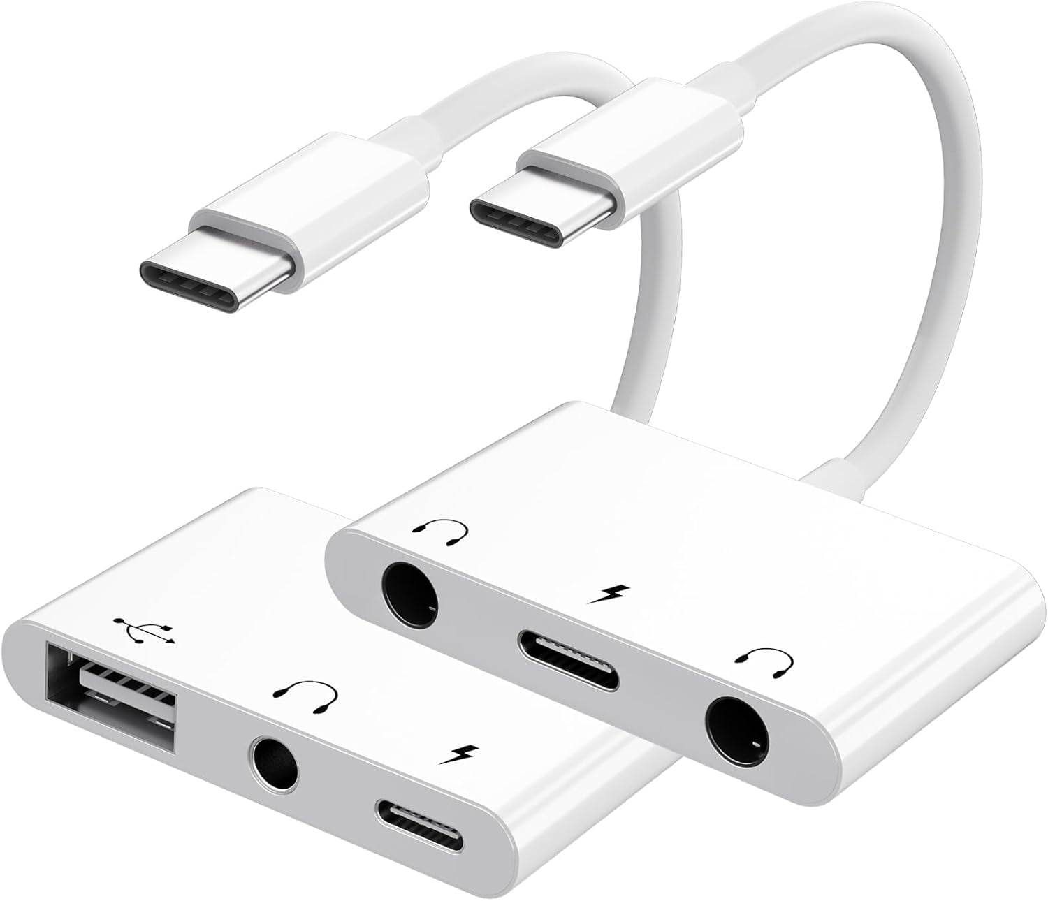 Usb C To 3.5mm Audio Adapter 2-in-1 Splitter With Pd Charger Cable - View #5