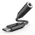 USB C to 3.5mm Audio Adapter Hi-Res 32Bit DAC with Mic, Type C ...