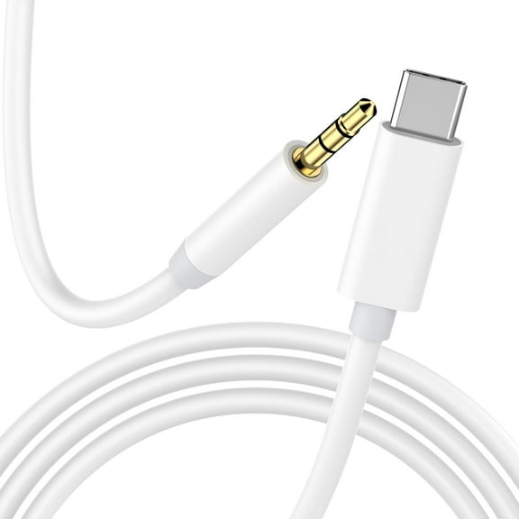 USB C to 3.5mm Audio Aux Jack Cable,3.3FT USB Type C to Male Adapter Dongle Cable Cord Car Headphone Compatible with iPhone 15 Plus/15 Pro Max Samsung Galaxy S24 S23 S22,iPad Pro,MacBook Google