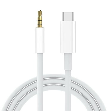 USB C to 3.5mm Audio Aux Jack Cable, Aux Cord for iPhone 15, Type C to 3.5mm Headphone Car Stereo Cord Compatible with iPhone 16 Plus /15 Pro Max, Samsung Galaxy S23 S22 Note 20, Pixel 5 XL
