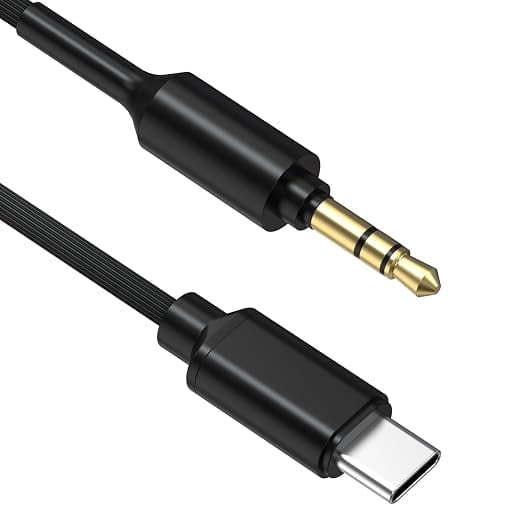 USB-C to 3.5mm Audio Cable, Compatible with Sony WH-1000XM5, WH-1000XM6, WH-1000XM4, MDR-XB950BT, MDR-XB950N1, MDR-ZX770BN, WH-XB910N Headphones to iPhone 17/16/15 Smartphone & Tablet