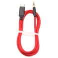 thumbnail image 1 of USB-C to 3.5mm Aux Cable for Moto G Stylus (2022) Phone - Audio Cord Car Stereo Aux-in Adapter Speaker Jack Wire Braided TYPE-C Compatible With Motorola Moto G Stylus (2022), 1 of 8
