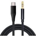 thumbnail image 1 of USB-C to 3.5mm Aux Cable for Motorola One 5G Ace - Audio Cord Car Stereo Aux-in Adapter Speaker Jack Wire Braided TYPE-C Compatible With Motorola One 5G Ace, 1 of 7