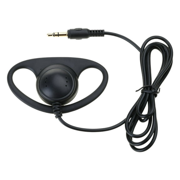 USB C/3.5mm Ear Hook Single-Side Earphones Mono Earbud Corded Headsets Headphone
