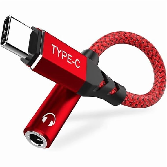 USB C to 3.5mm Female Headphone Jack Adapter,Type C to Aux Earphone Adapter Audio Dongle Hi-Res DAC for Samsung S24+ S23 Ultra S22 S21 S20 Note 20 Ultra A53 Z Flip4 3,Pixel 9 8 7 6 5 4 XL,OnePlus 10T