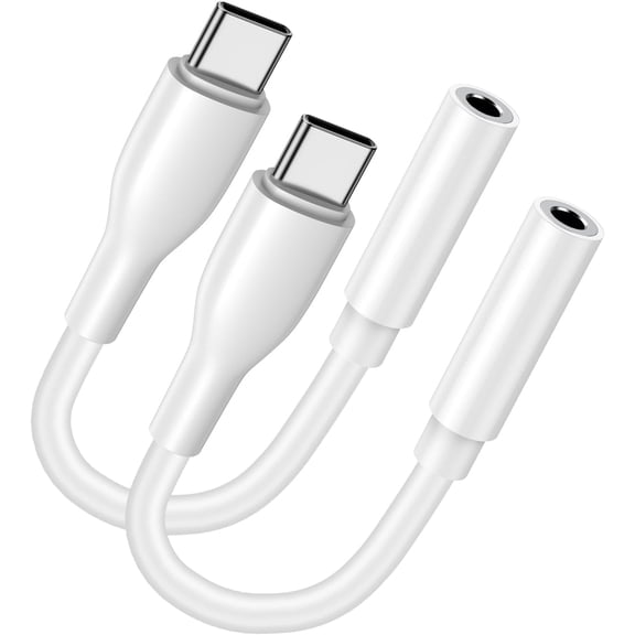 USB C to 3.5mm Headphone Adapter for Samsung Galaxy S25 Ultra S24 S23 FE Ultra Plus S22 S21 A55 A35 A54 A34,Google Pixel 8 7 Pro 8a 7a,iPhone 16 15 Pro, Type C Audio AUX Mic Jack Adapter Dongle Cable