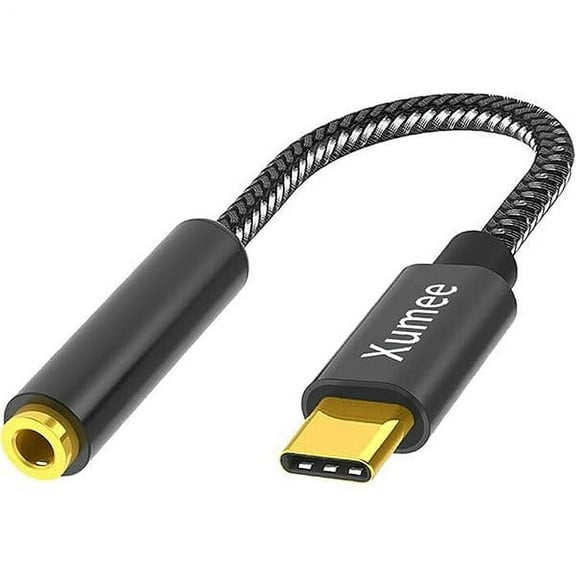 USB C to 3.5mm Headphone Adapter - USB Type C to AUX Audio Jack Hi-Res DAC Dongle Cable Cord Compatible with iPhone 16/15 Pro Max, Samsung Galaxy S25 S24 S23 S22 FE Ultra