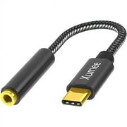 USB C to 3.5mm Headphone Adapter - USB Type C to AUX Audio Jack Hi-Res DAC Dongle Cable Cord Compatible with iPhone 16/15 Pro Max, Samsung Galaxy S25 S24 S23 S22 FE Ultra