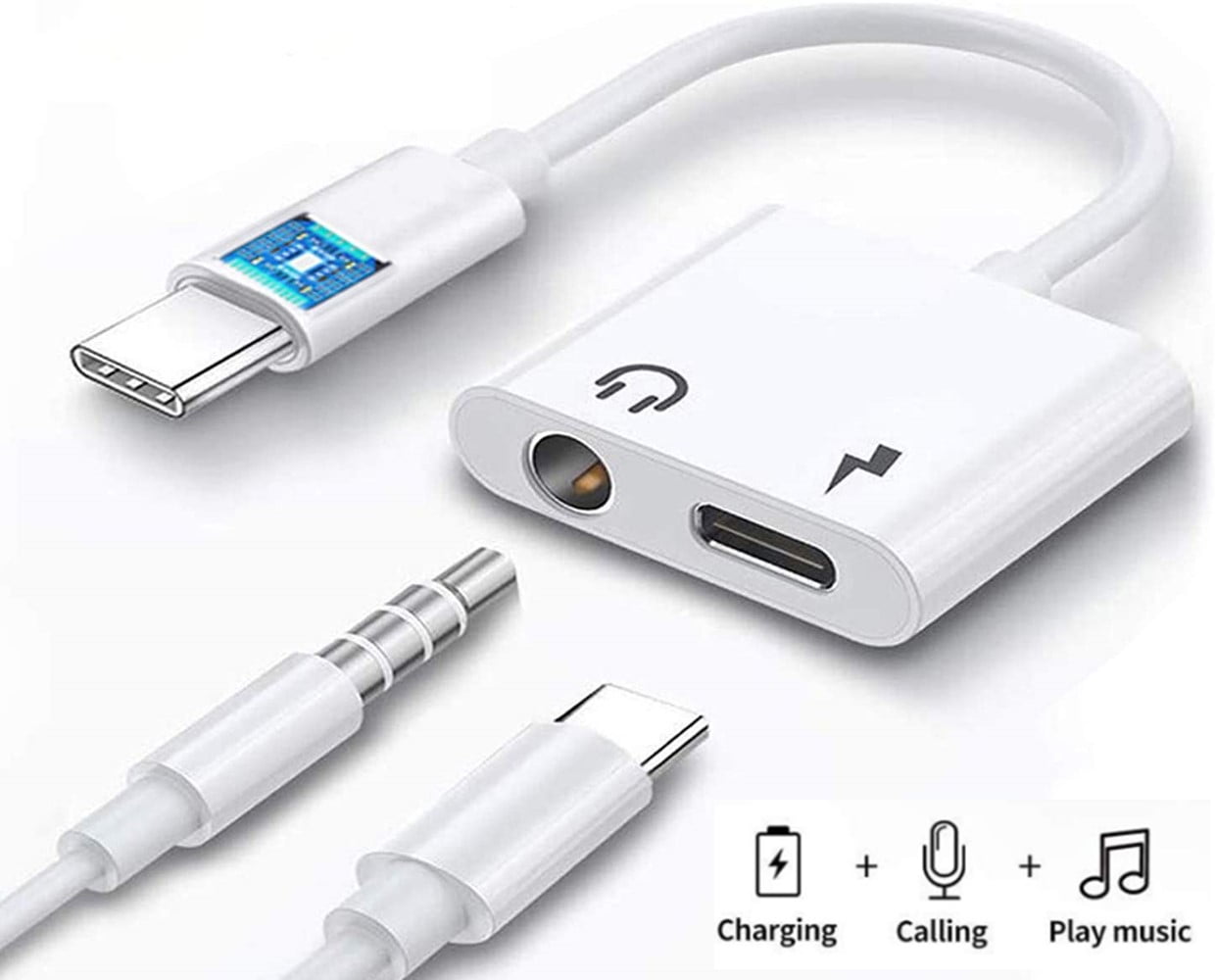 Best USB C Headphones JSAUX USB C To Jack And Charger