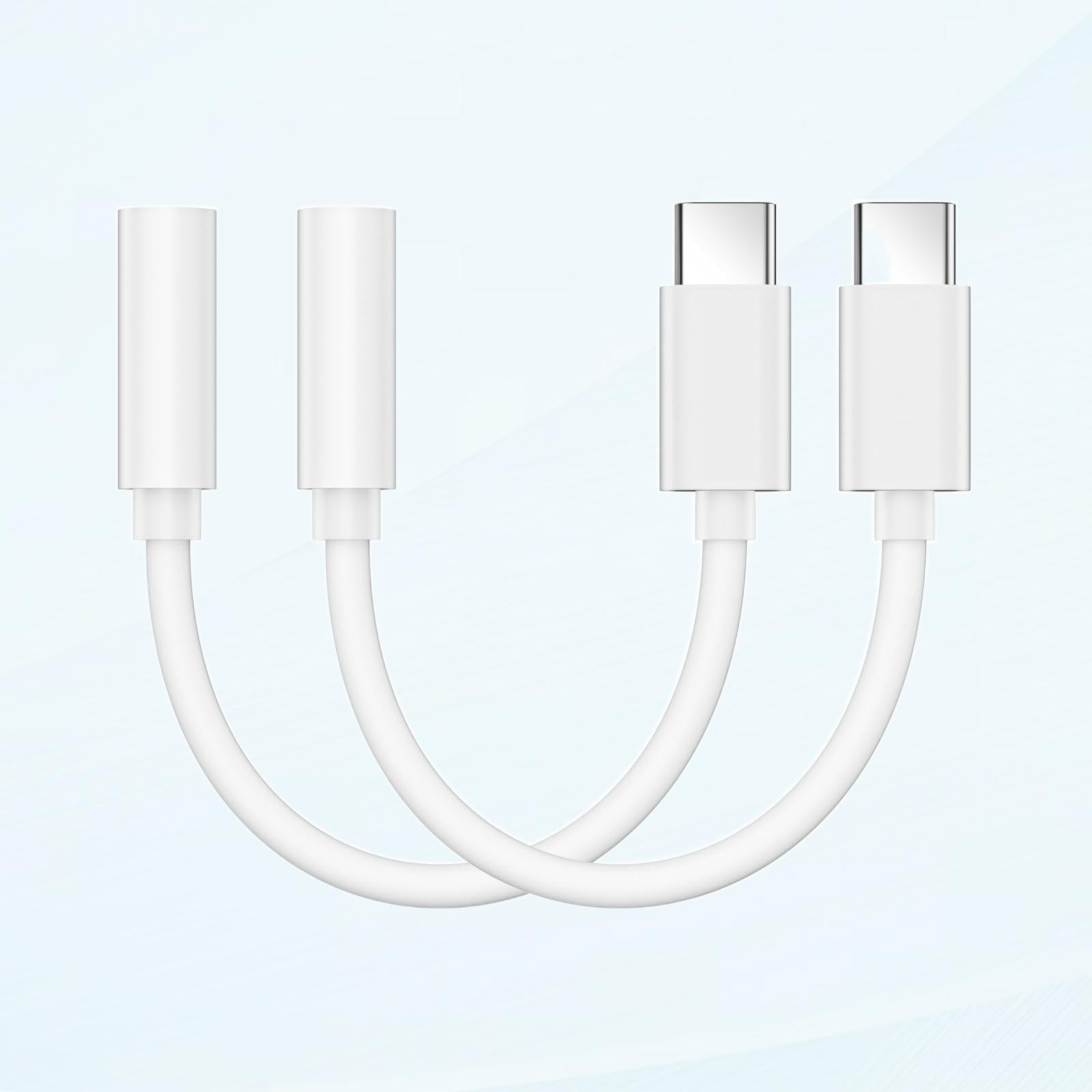 USB C to 3.5mm Headphone Jack Adapter, Headphone Adapter for iPhone15