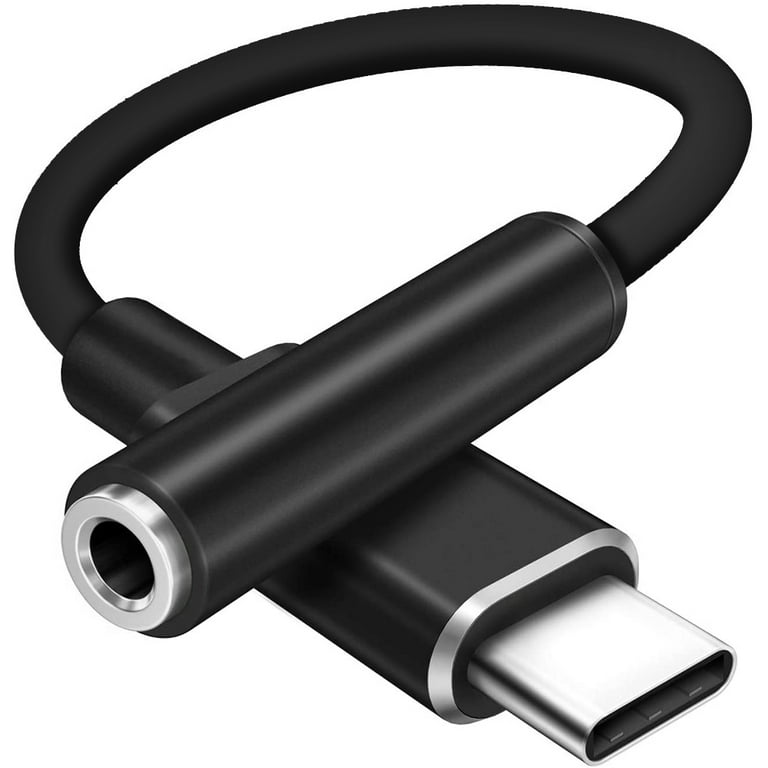 USB C to 3.5mm Headphone Jack Adapter Compatible with Pixel 3 2 3XL 2XL iPad Pro 2018 Samsung Sony HTC Moto and More Type C to Aux Earphone Cable