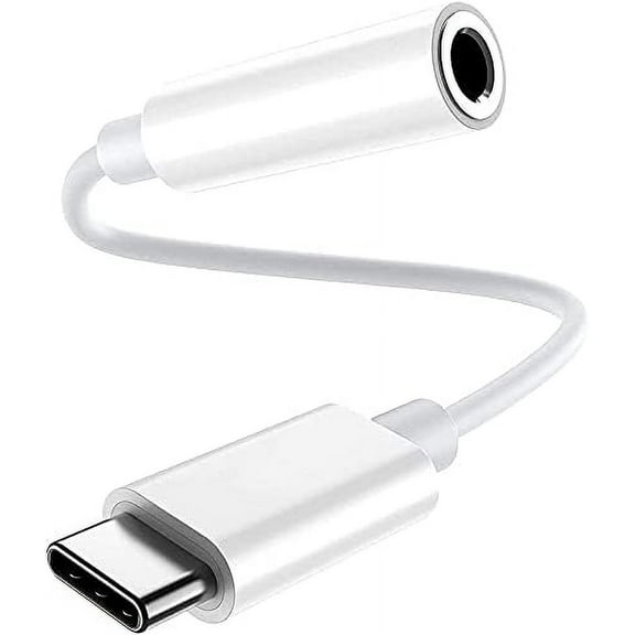 USB C to 3.5mm Headphone Jack Adapter, Type C to 3.5mm Aux Earphone Audio Mic Adapter DAC Audio Cable, Compatible with Pad Pro M1 /Air 4, Pixel 2 moto z, Samsung S21 S20,Huawei P30, etc