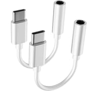 USB C to 3.5mm Headphone Jack Adapter for iPhone17/ iPhone 16/16 Pro/15/15 Pro/Pro Max/Plus, Type C Aux Audio Dongle Cable Cord Compatible with iPad, Samsung Galaxy S23/S23/S22/S21, MacBook